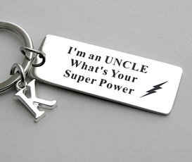 fathersdaygift, imaunclewhatsyoursuperpower, Key Chain, gift for him