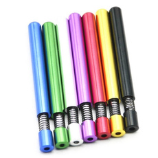 Necessaries Self Cleaning One Hitter Metal Bat Tobacco Smoking Cigarette Dugout Pipe Random Color