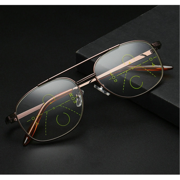 Multi Focal Progressive Reading Glasses Men Women Diopter Presbyopic Eyeglasses Reading Clear