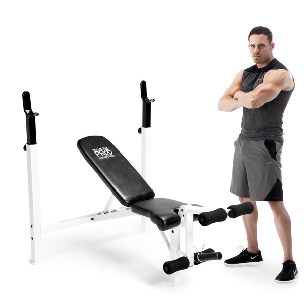 Marcy Fitness Adjustable Olympic Weight Lifting Workout Bench w