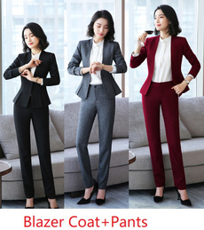 Plus Size, women pants suit, Office, pants