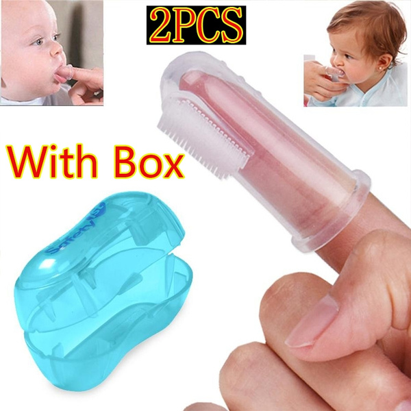 teething finger cover