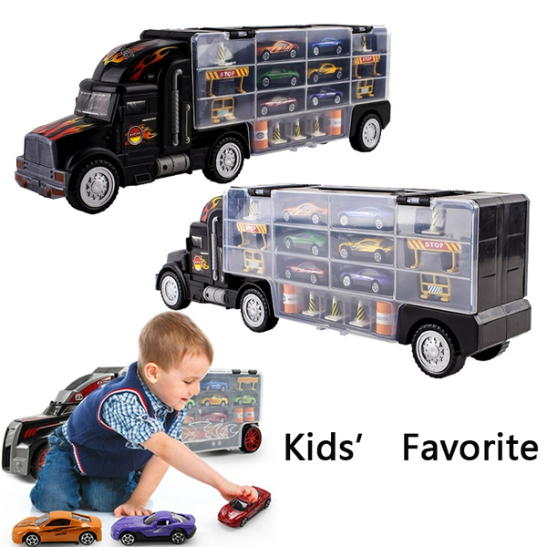 Transport Car Carrier Camión De Juguete Para Niños Con 6 