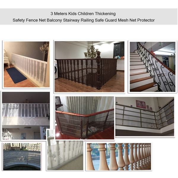 Mesh Gate Pet Dog Cat Guard Safety Stair Fence Toddler Baby Safe Enclosure Net