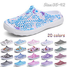20 Colour Women's Casual Leisure Graffiti Slippers Women Beach Sandals Hollow-out Shoes EUR Size 35-42