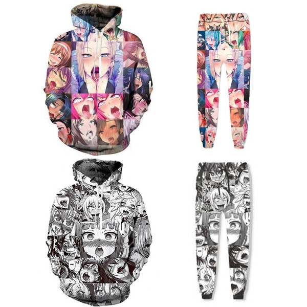 Ahegao hoodie 2025 and pants