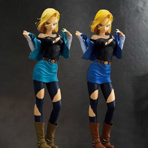 Anime Dragon Ball Z Glitter Glamours Collection Figure Banpresto Original Android No 18 25cm Modern Wish