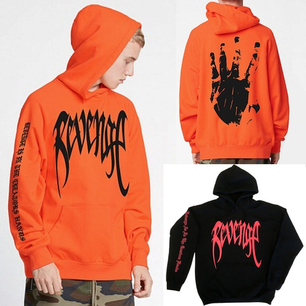 Orange best sale revenge hoodie