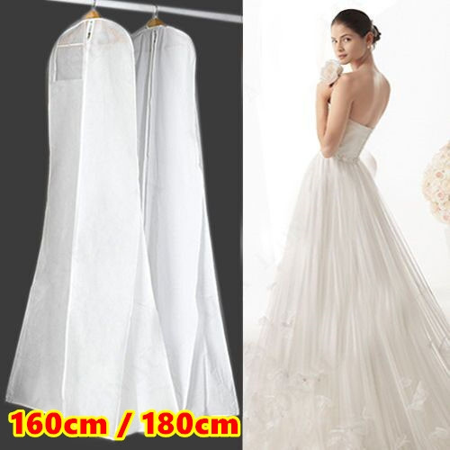 Bridal Gown Waterproof  Wedding Dress Cover Carrier  Garment Storage  Zip Bag 