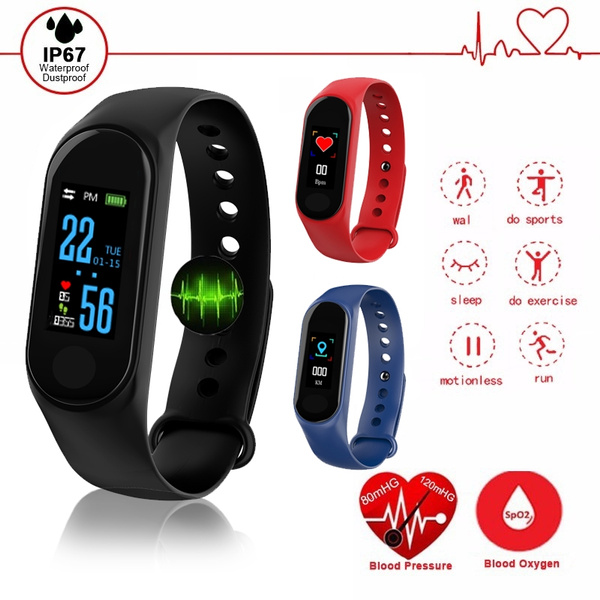 M3 waterproof best sale smart fitness band