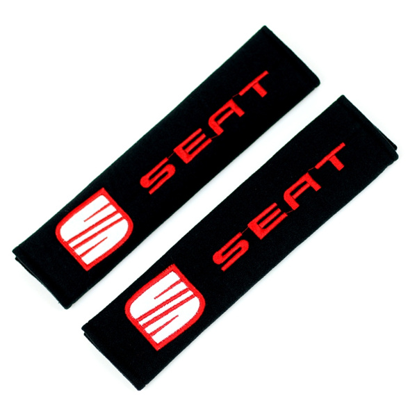 Black seat belt outlet covers