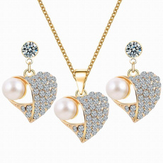 Heart, DIAMOND, women necklace, womengift