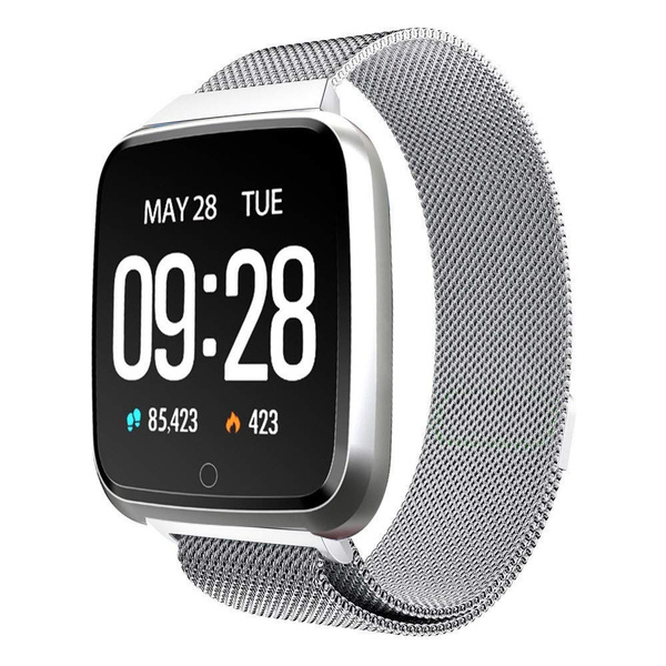 Zebronics ZEB-FIT7220CH Bluetooth Smart Watch(Metallic Silver)