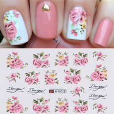 nail decoration, decoration, nail stickers, Flowers