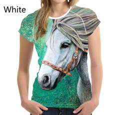woman t shirt, horse, summer t-shirts, Shirt