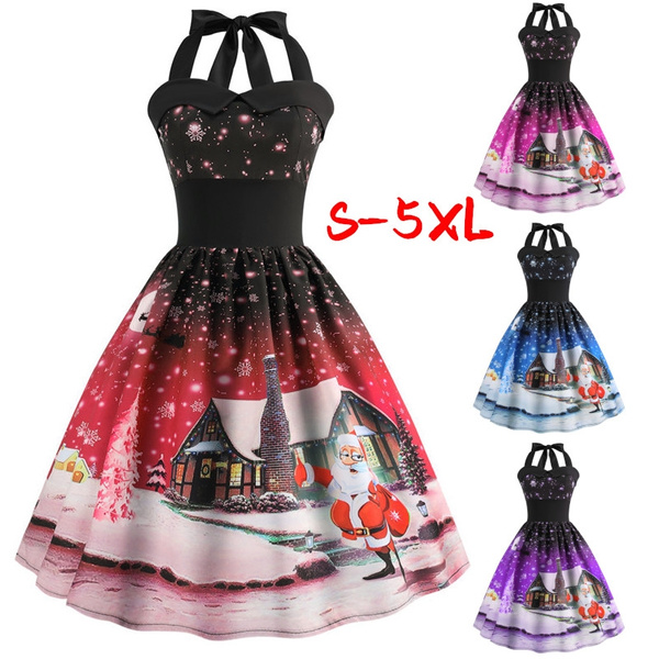 womens holiday swing dress