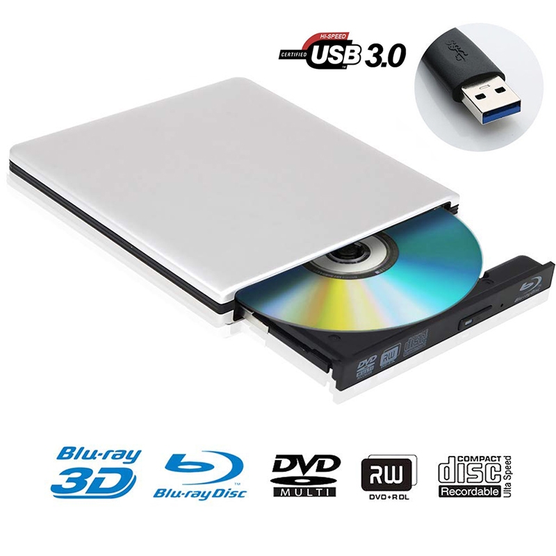 Ultra Slim Usb 3 0 Portable External 4k Uhd 3d Blu Ray Player Re Dvd