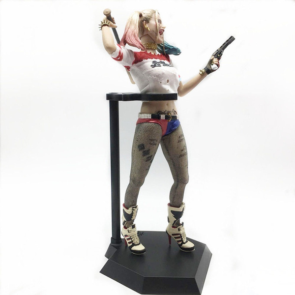 DC Crazy Toys Suicide Squad Harley Quinn 1/6TH Figure Real Clothes PVC Statue 