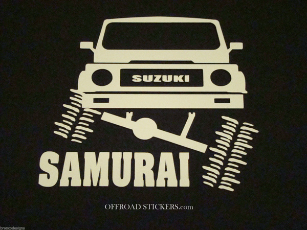 Suzuki deals samurai sticker