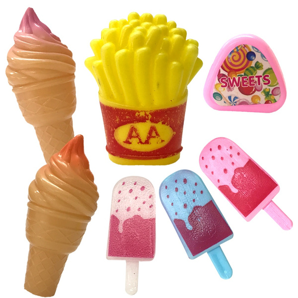 barbie doll ice cream set