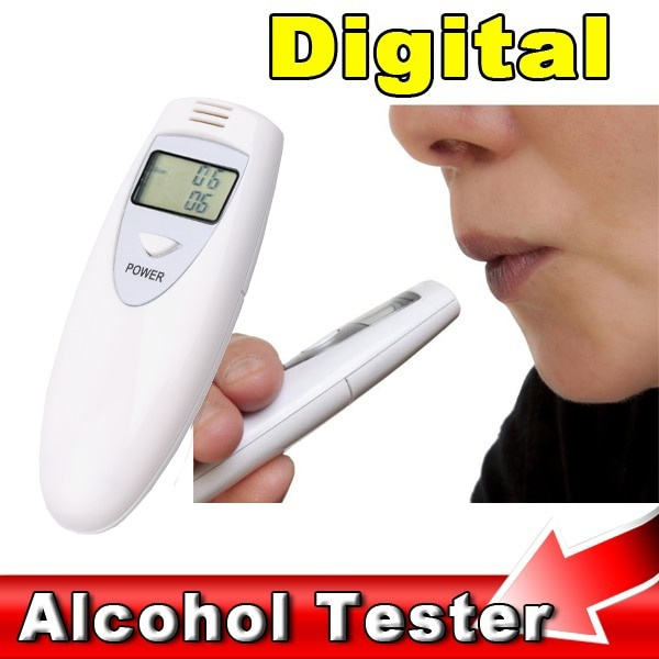 Digital Professional Portable Breath Alcohol Analyzer Digital Breathalyzer  Tester Alcohol Detection