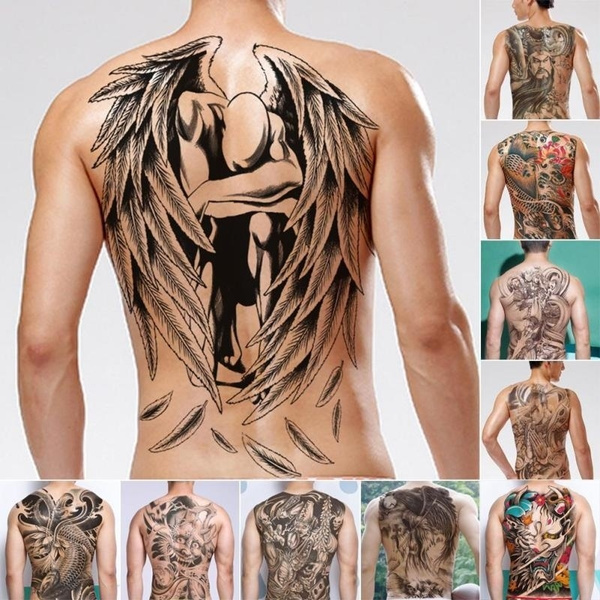 Impressive Back Piece Tattoo