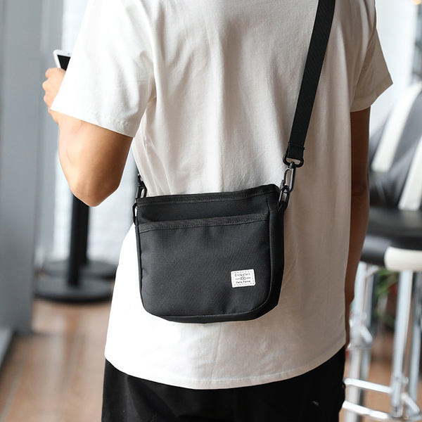 mens fashion cross body bolsa