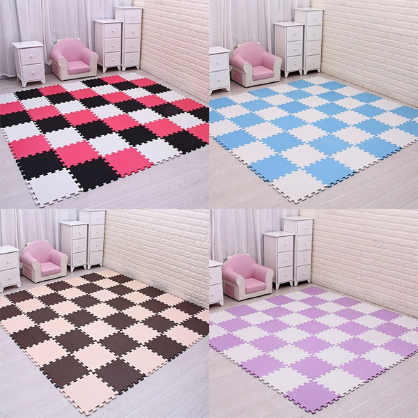 9PCS 30*30cm Kids Soft Floor Carpet Foam EVA Baby Floor Puzzle Mat