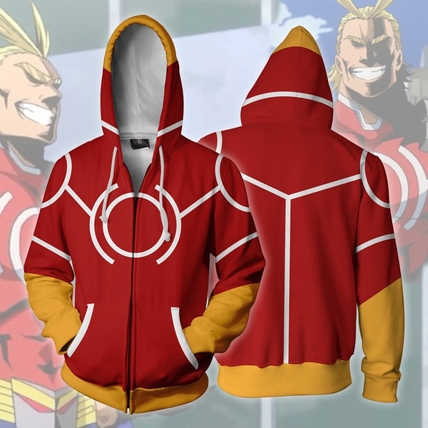 All might 2024 cosplay hoodie