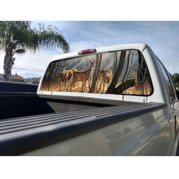Deer Head Family Vinyl Decals Window From Uniquegraphix On Etsy