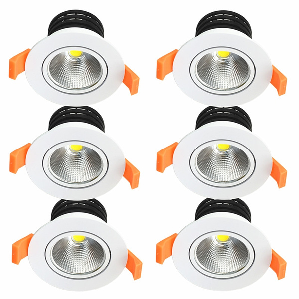 6 pack LED downlight Recessed Dimmable 7W LED Ceiling lights highlight ...