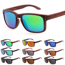 Fashion, Colorful, men women, wood sunglasses