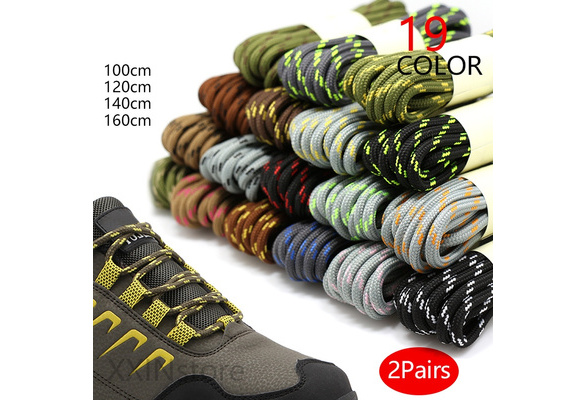 70-120cm 1Pairs/set Outdoor Sport Round Casual Sneaker Shoelaces Boots Ws 