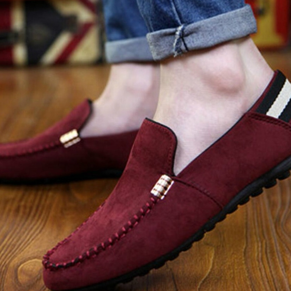 red velvet dress shoes mens