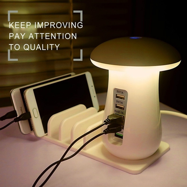 desk lamp with usb charging station