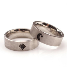 Couple Rings, Steel, Jewelry, metalring