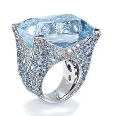 Blues, DIAMOND, Jewelry, 925 silver rings