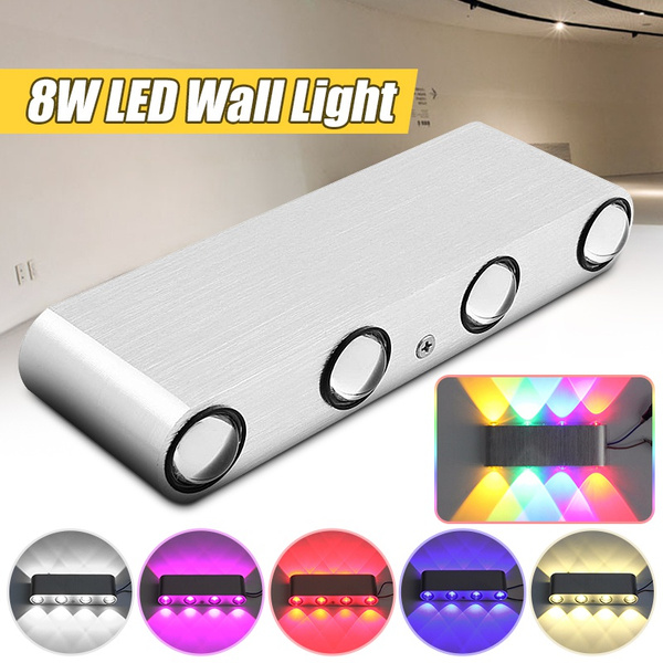 Modern 8W LED Wall Light Up Down Lamp Restroom Bedroom Hall Stair ...
