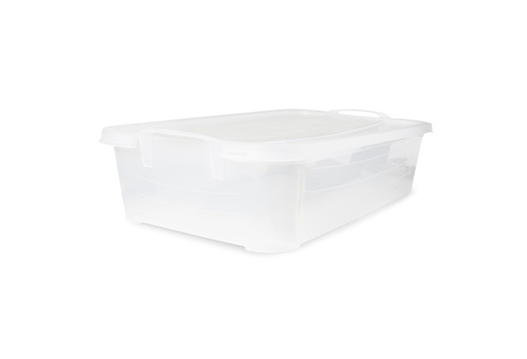 Life Story Clear Stackable Closet & Storage Box 34 Quart