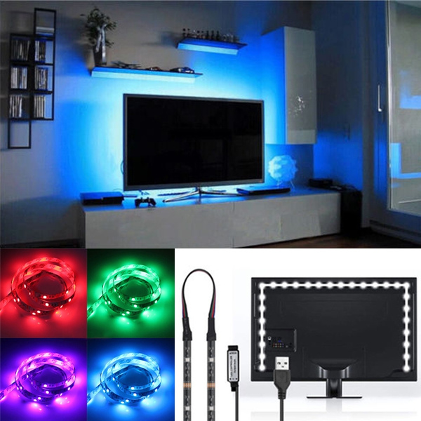 1M USB Power Supply LED Strip TV Background Lighting DIY Decorative Lamp 5V  5050 | Wish