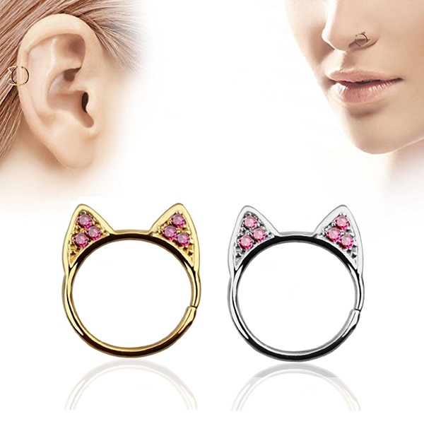 cat nose ring