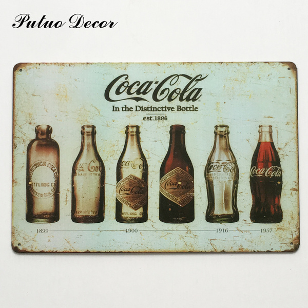 Vintage Coke Cola Drinks Premium METAL Poster Art Print Plaque Gift 