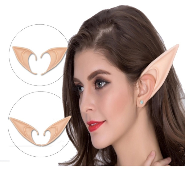 Halloween Elf Ears False Ears Fairy Cosplay Costumes Accessories Elven ...