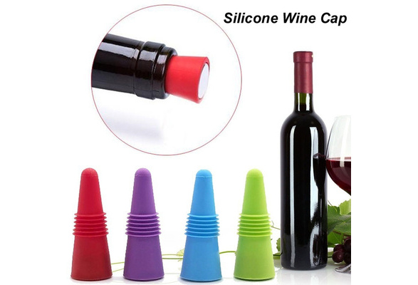 Rubber Stopper Bar Tool Silicone Wine Liquor Cork Durable Kitchen Accessories 