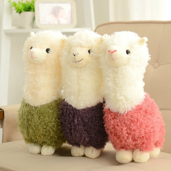 large stuffed sheep