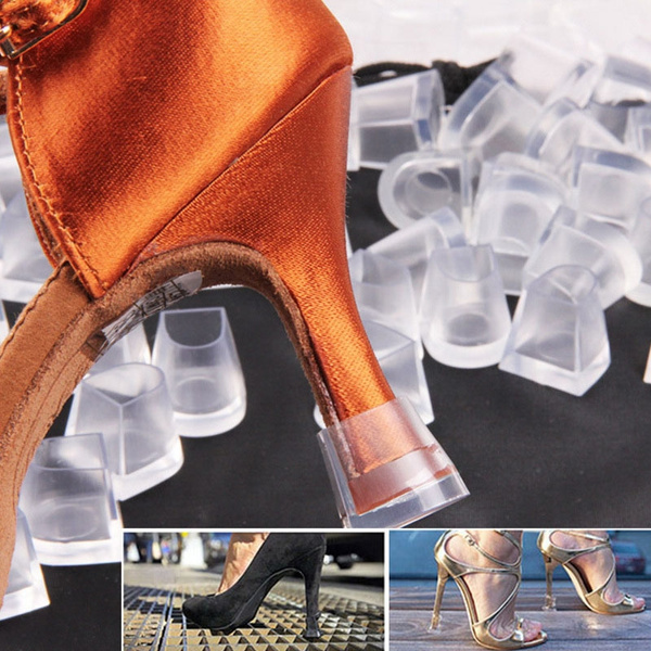 Shoe Parts Accessories Heel Stopper Antislip Silicone Protectors High Heel Covers For Bridal Wedding Party Dancing From Quan06, $23.81