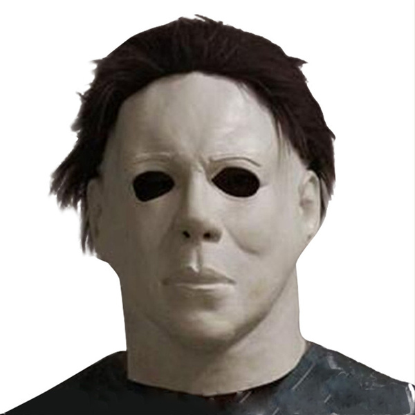 Halloween Party Cosplay Michael Myers Mask Latex Full Head Costume Fancy Prop 