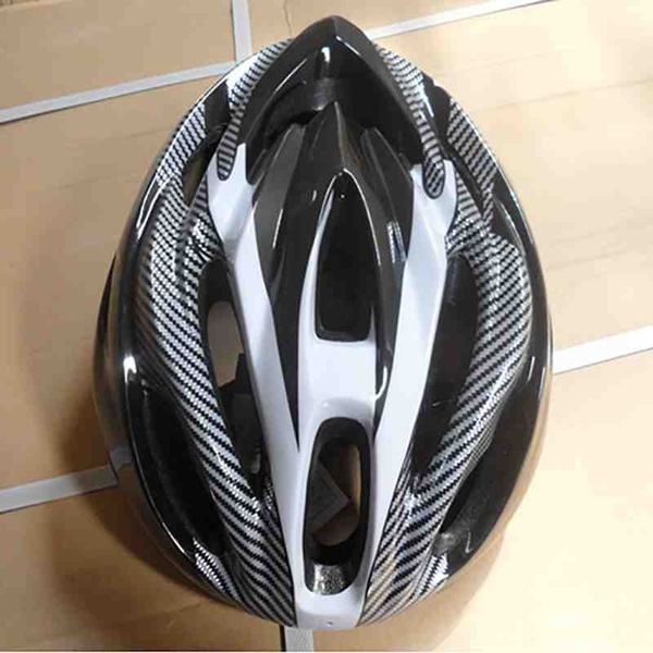 Adult Men Breathable Cycling Mountain Bicycle Bike Carbon Fiber Helmet