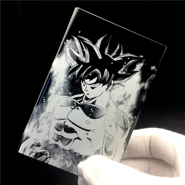Dragon Ball Super Son Goku male metal cigarette boxes Kakarotto cigarette  case aluminium alloy laser designed forever man smoking part metal boxes