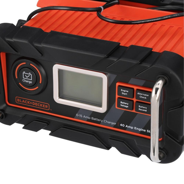 Black & Decker BC15BD 15 Amp Bench Battery Charger with 40 Amp Engine Start